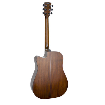 Cort MR710F Left-Handed - Acoustic Guitar Rosewood Fretboard with Gig Bag - Natural Satin (MR 710F/MR-710F)