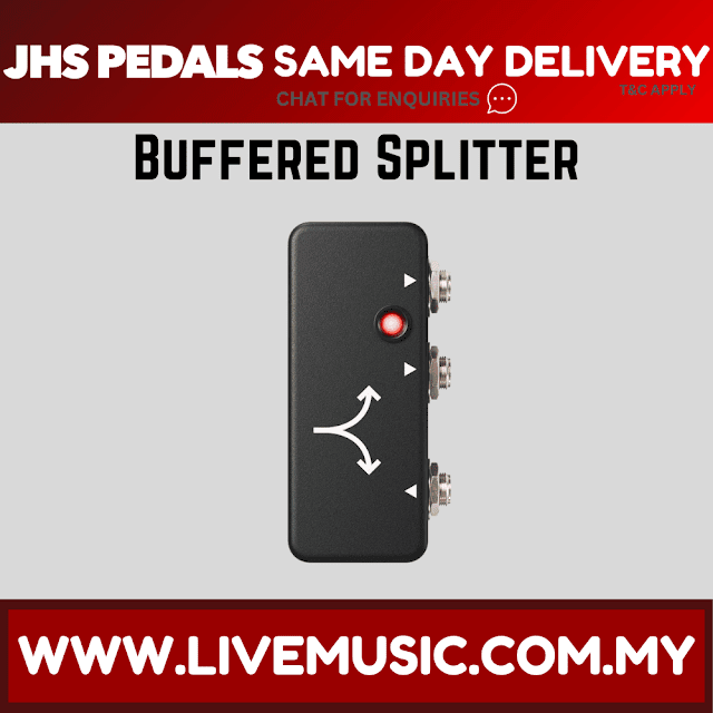 JHS Buffered Splitter Micro Single In / Dual Out Pedal
