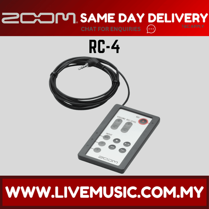 Zoom RC-4 Remote Control fro H4n (RC4 / RC 4)