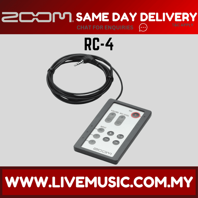 Zoom RC-4 Remote Control fro H4n (RC4 / RC 4)