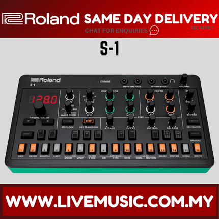 Roland AIRA Compact S-1 Tweak Synth Polyphonic Synthesizer ( S1 / S 1 )