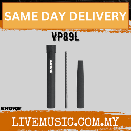 Shure VP89L Long Shotgun Condenser Microphone ( VP-89L / VP 89L )