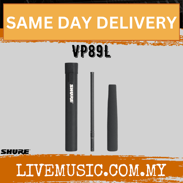 Shure VP89L Long Shotgun Condenser Microphone ( VP-89L / VP 89L )
