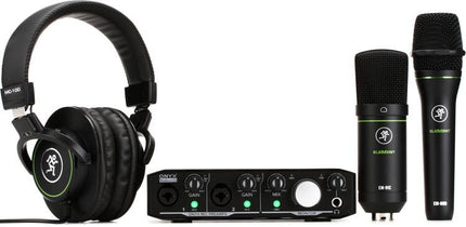 Mackie Producer Bundle With EM-91C And EM-89D Microphone, MC-100 Headphone And Mic Stand (EM91C/EM89D/MC100)