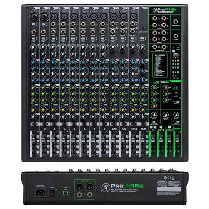 Mackie ProFX16v3 16 Channel Mixer Compact USB Mixers With Effects (Pro FX 16V3/ProFx16/ProFX 16 V3)