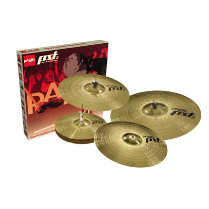 Paiste PST 3 Universal Cymbal Set - 14"/16"/20" (14" Hi-Hat / 16" Crash / 20" Ride / PST3)
