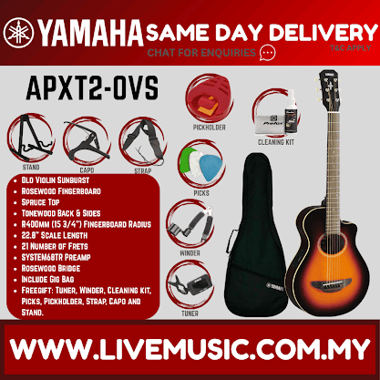 Yamaha APXT2 3/4 Size Spruce Top Acoustic-Electric Guitar - ( APX-T2 / APX T2 )