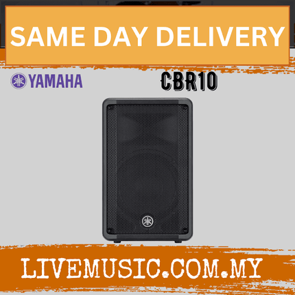 Yamaha CBR10 700-Watt 10 inch Passive Speaker w/Speaker Stand - Pair ( CBR-10 / CBR 10 )