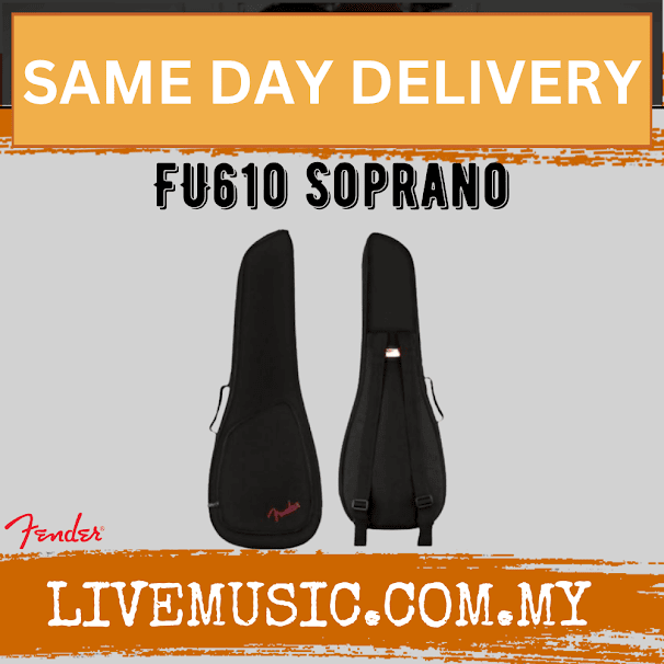 Fender FU610 Soprano Ukulele Bag (FU-610/FU 610)