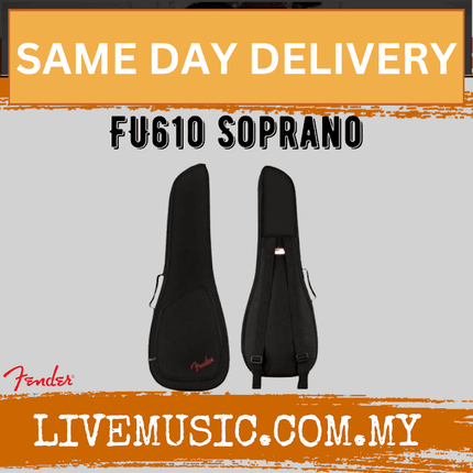 Fender FU610 Soprano Ukulele Bag (FU-610/FU 610)