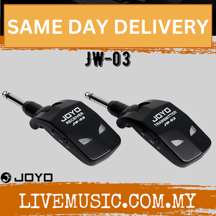 Joyo JW-03 Digital Wireless Guitar Transmitter And Receiver With Rechargeable Battery ( JW03 / JW 03 )