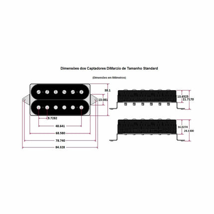 DiMarzio DP281BK Rainmaker Neck Pickup - Black (DP-281BK)