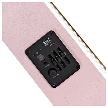 Cort JADE CLASSIC Acoustic-Electric Guitar with Gig Bag - Pastel Pink Open Pore (JADE-CLASSIC/JADECLASSIC)