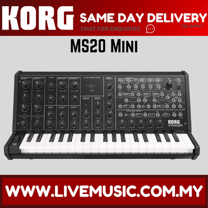 Korg MS-20 Mini Semi-modular Analog Synthesizer (MS20MINI/MS20)