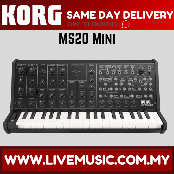 Korg MS-20 Mini Semi-modular Analog Synthesizer (MS20MINI/MS20)