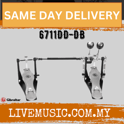 Gibraltar 6711DD-DB Direct Drive Double Bass Drum Pedal (6711-DD/6711 DD)