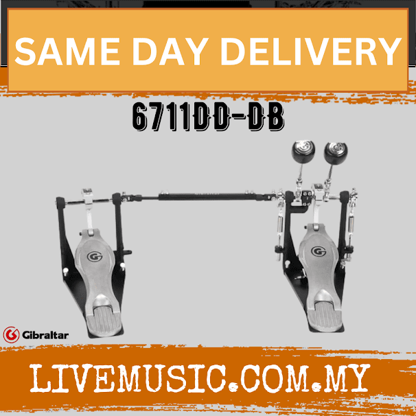 Gibraltar 6711DD-DB Direct Drive Double Bass Drum Pedal (6711-DD/6711 DD)