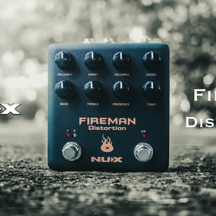NUX NDS-5 Fireman Dual Channel Distortion Guitar Effects Pedal (NDS5)
