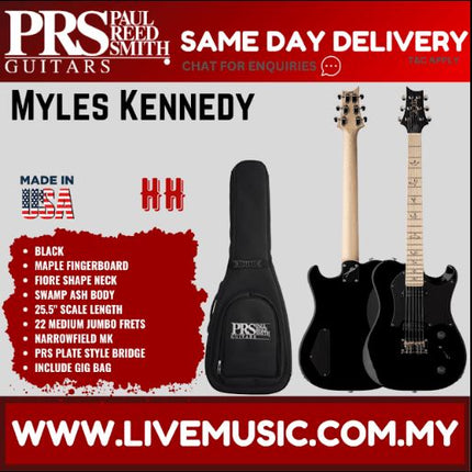 PRS Myles Kennedy Signature Electric Guitar Maple FB-Black