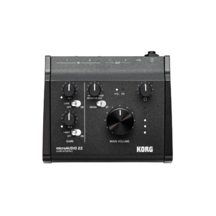 Korg microAUDIO 722 Professional High-Definition Compact Desktop Audio System