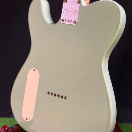 DISPLAY - Squier Paranormal Series Baritone Cabronita Telecaster Electric Guitar - Seafoam Green