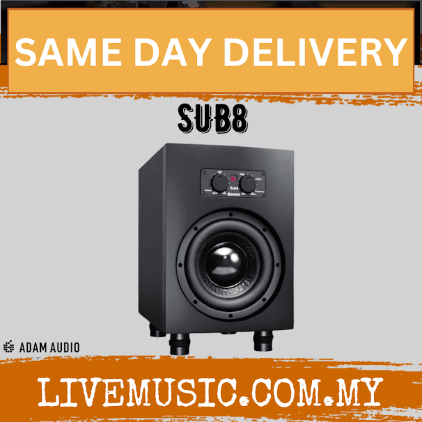 Adam Audio Sub 8 - 8.5 Inch Active Subwoofer - Each (SUB8)
