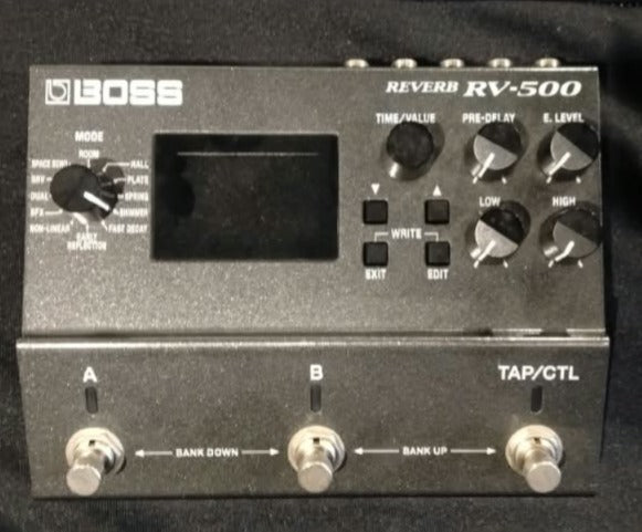 DISPLAY - Boss RV-500 Reverb Multi-Effects Pedal (RV500 RV 500)