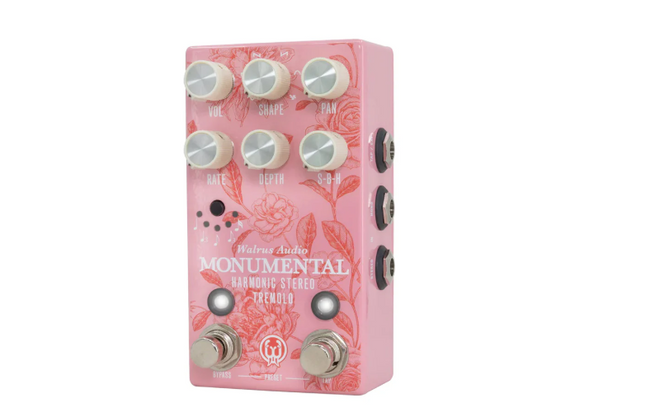 Walrus Audio Monumental Stereo Harmonic Tap Tremolo Guitar Effects Pedal, Floral Series 2024