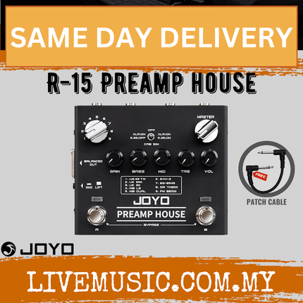 Joyo R-15 Revolution Series Preamp House Multi Effect Pedal ( R15 / R 15 )