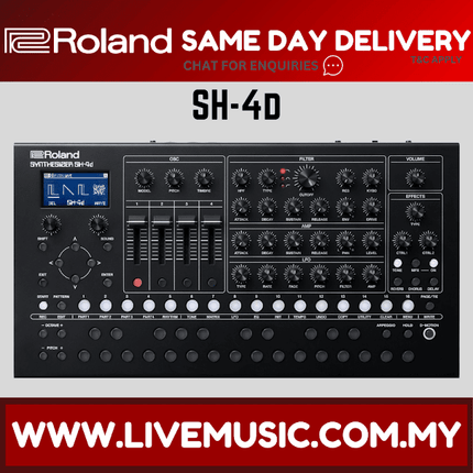 Roland SH-4d Desktop Synthesizer Module ( SH 4d / SH4d )