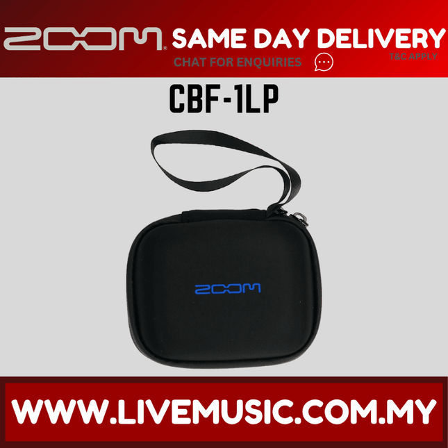 Black Zoom CBF-1LP carry bag with zipper and top carry handle