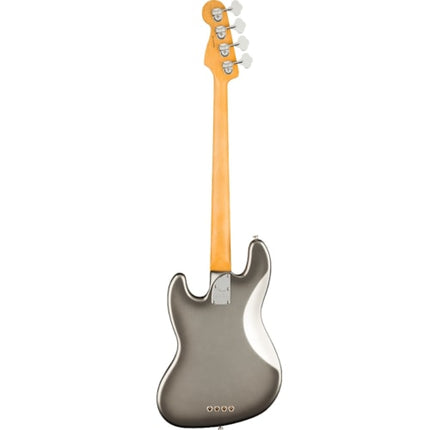Fender American Professional II Jazz Bass Electric Guitar, Rosewood Fretboard - Mercury