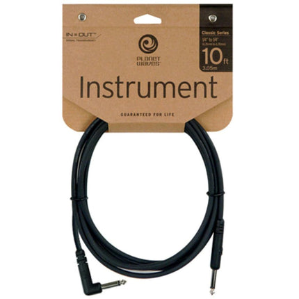 D'Addario Planet Waves PW-CGTRA-10 10ft Classic Series Instrument Cable/Guitar Cable (PWCGTRA10/PW CGTRA 10/DAddario)