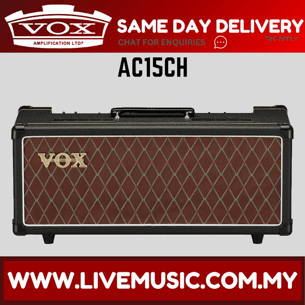 Vox AC15CH 15 Watt 2 Channel Combo Tube Guitar Amp Amplifier Head With Tremolo (AC 15 CH/AC-15-CH)