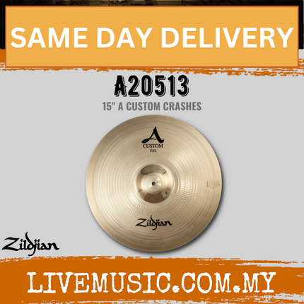 Zildjian 15" A Series Custom Crash Cymbal (A20513)