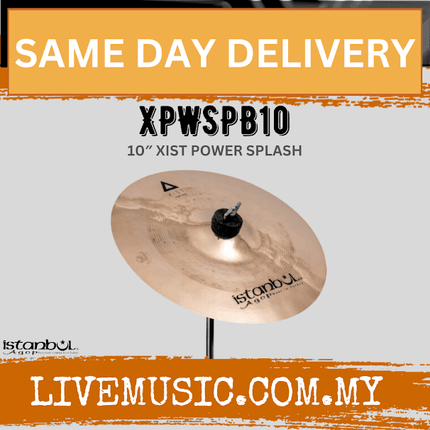 Istanbul Agop XPWSPB10 10" Xist Power Splash Cymbal (XPWSPB 10/XPWSPB-10)