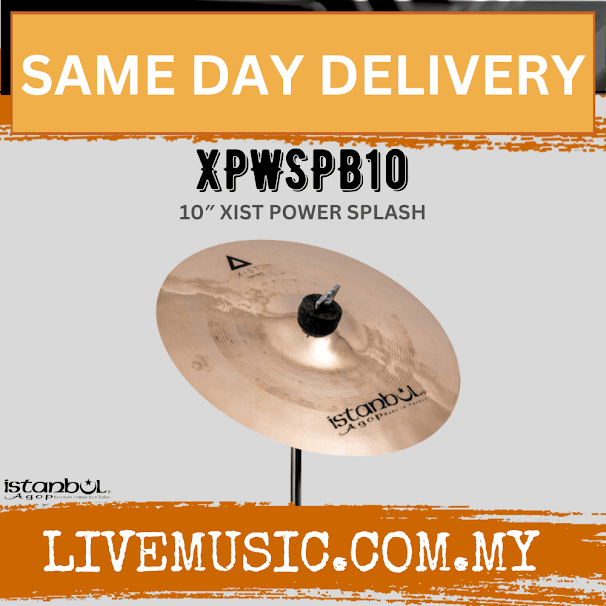 Istanbul Agop XPWSPB10 10" Xist Power Splash Cymbal (XPWSPB 10/XPWSPB-10)