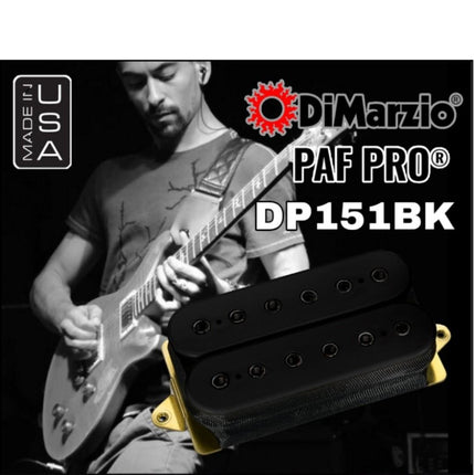 DiMarzio DP151BK PAF Pro Humbucker Pickup - Black (DP151)