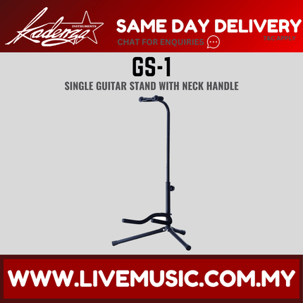 Kadenza GS-1 Single Guitar Stand for Acoustic, Electric, Classical and Bass Guitar ( GS1 LMC)