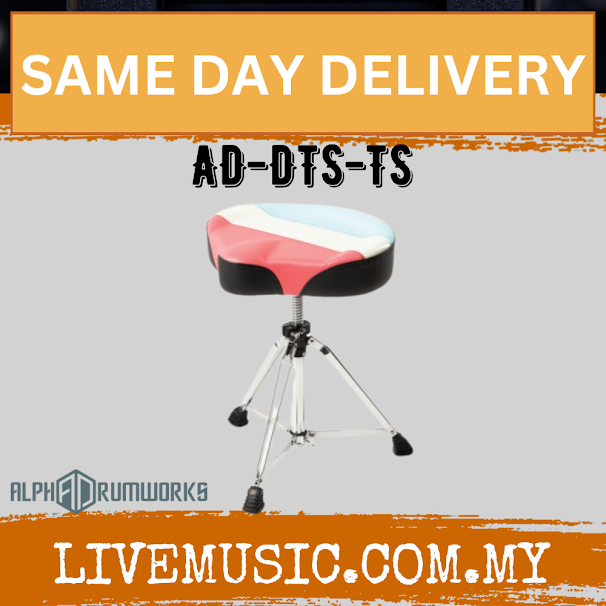 Alpha Drumworks AD-DTS-TS Drum Throne ( ADDTSTS AD DTS TS )