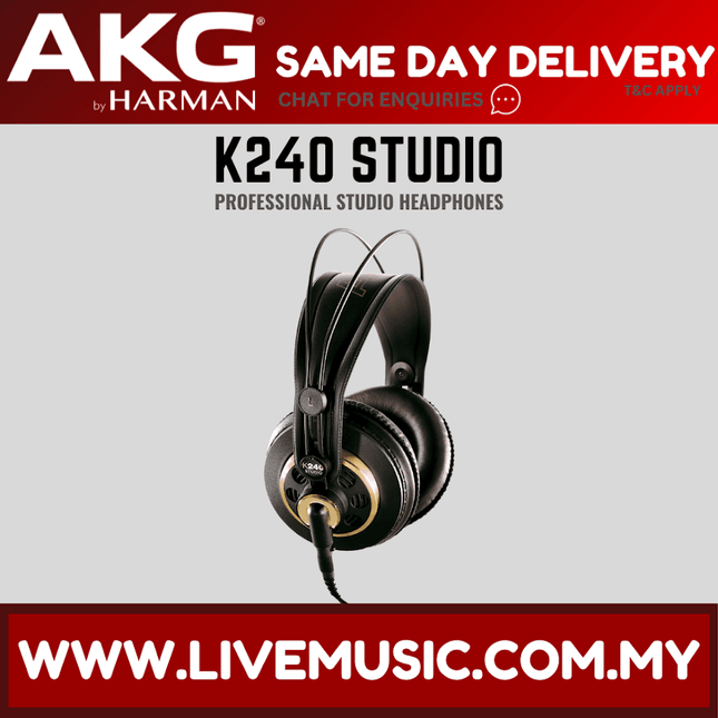 AKG K240 Studio Semi-open Pro Studio Headphones (K-240 / K 240)