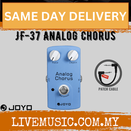 Joyo JF-37 Analog Chorus Fresh And Extensive Chorus Effect Pedal For Electric Guitar ( JF37 / JF 37 )
