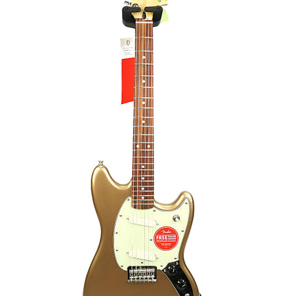 Fender Player Mustang Electric Guitar, Pau Ferro Fretboard -  Firemist Gold