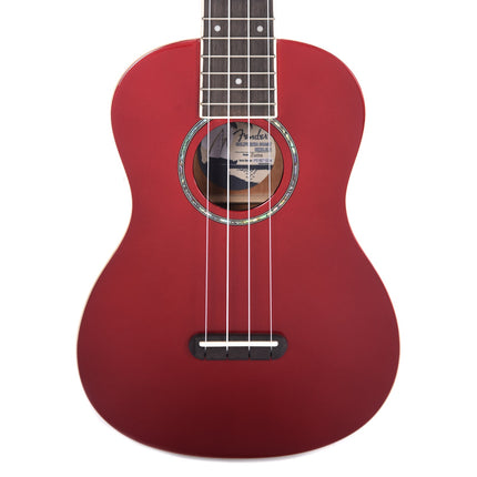 Fender Zuma Classic Concert Ukulele, Walnut Fretboard - Candy Apple Red