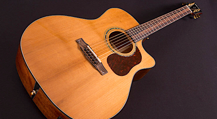 Cort Gold-O8 - Acoustic Guitar with Gig Bag - Natural Glossy (Gold O8/GoldO8)