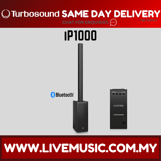 TURBOSOUND iP1000 V2 1000W Powered Column Loudspeaker- Each ( IP1000V2 / iP-1000V2 / iP 1000V2 )