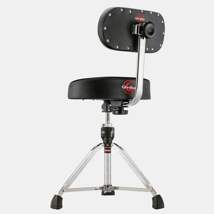 Gibraltar 9608MB Oversized Motorcycle Seat with Adjustable Backrest Drum Throne (9608-MB/9608 MB)