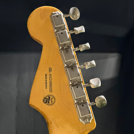 DISPLAY - Fender Noventa Stratocaster Electric Guitar, Maple Fretboard - Surf Green