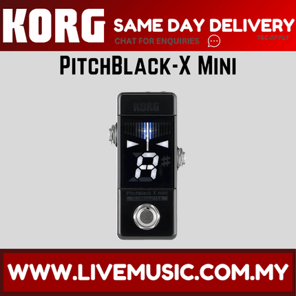 Korg Pitchblack X Mini Custom Pedal Tuner ( PitchblackXMini )