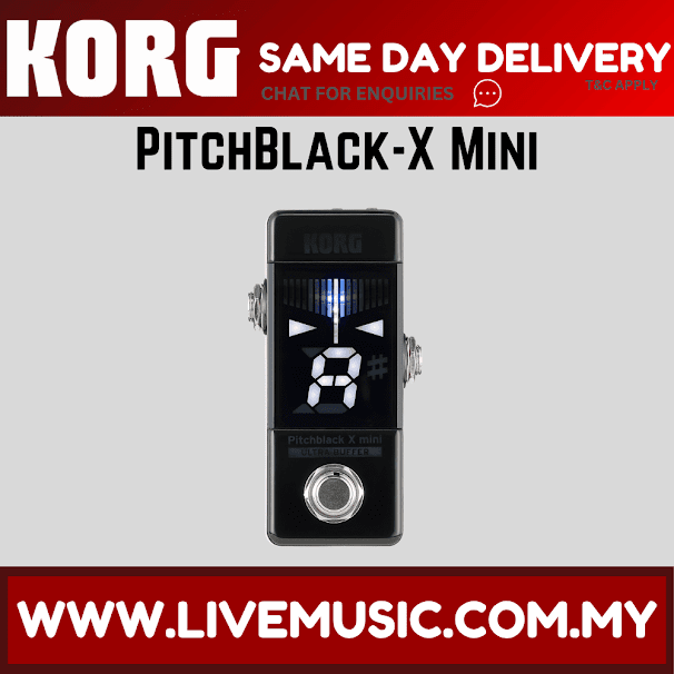 Korg Pitchblack X Mini Custom Pedal Tuner ( PitchblackXMini )